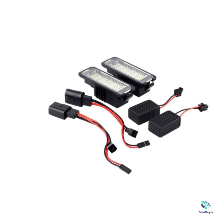 Set 2 Lampi Iluminare Numar Inmatriculare Led pentru Volkswagen Golf