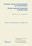Romanian Journal of Communication and Public Relations / Revista romana de comunicare si relatii publice nr.25 / 2012 |, Comunicare.ro