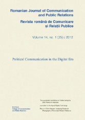 Romanian Journal of Communication and Public Relations / Revista romana de comunicare si relatii publice nr.25 / 2012 |