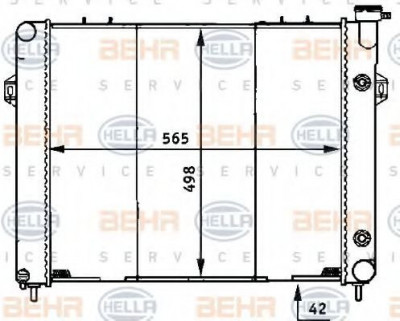 Radiator, racire motor JEEP GRAND CHEROKEE I (ZJ) (1991 - 1999) HELLA 8MK 376 707-371 foto