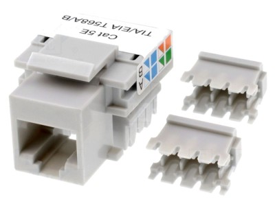 Conector Soclu RJ45 Keystone 8P8C foto