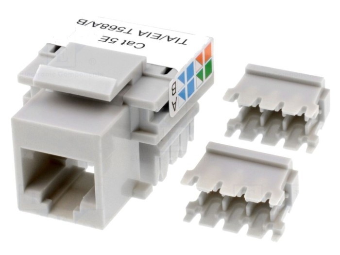 Conector Soclu RJ45 Keystone 8P8C