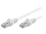 Patch Cord Ethernet Alb 5m 26AWG F/UTP 5e PVC Aurit, Goobay