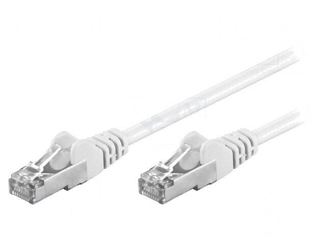 Patch Cord Ethernet Alb 5m 26AWG F/UTP 5e PVC Aurit