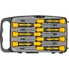 Set 7 Surubelnite Precizie Topex 39D558, CrV, Magnetic, Plate/Cruce/Torx, Cutie Plastic, HardWork ToolsRange