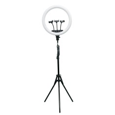 Lampa circulara, Led K18, USB, suport telefon, selfie, trepied inclus foto