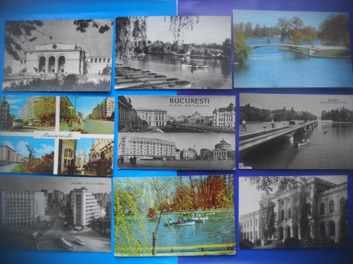 HOPCT LOT NR 342 BUCURESTI -9 CARTI POSTALE-RPR-CIRCULATE