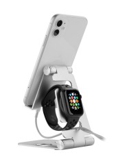 Suport telefon mobil si smartwach pliabil 12,1x7,5x2cm