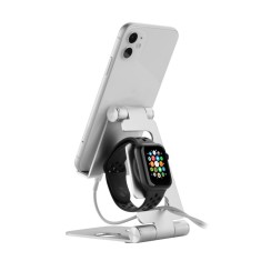 Suport telefon mobil si smartwach pliabil 12,1x7,5x2cm