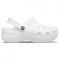 Saboți Crocs Women&#039;s Classic Platform Clog Alb - White