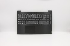 Carcasa superioara cu tastatura palmrest Laptop, Lenovo, Ideapad L3-15IML05 Type 81Y3, 5CB0S16624, AM1B2000100, AP1B2000300, gri, layout UK
