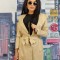 A468RR-155 Cardigan elegant din imitatie piele intoarsa fina