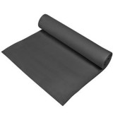 Saltea Gimnastica Fitness 180x60x0.6cm Spuma Pilates Yoga Neagra Portabila