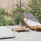 vidaXL Bază pentru umbrele de exterior Lemn deschis 45 x 45 x 31 cm 42010366