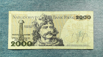 2000 Zlotych 1982 Polonia / zloti foto