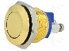 Intrerupator anti-vandalism, OFF-(ON), &Oslash;16mm, ONPOW, GQ16F-10/G
