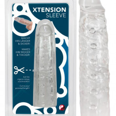 Extensie/Manson Penis Xtension Sleeve, Transparent, 22 cm