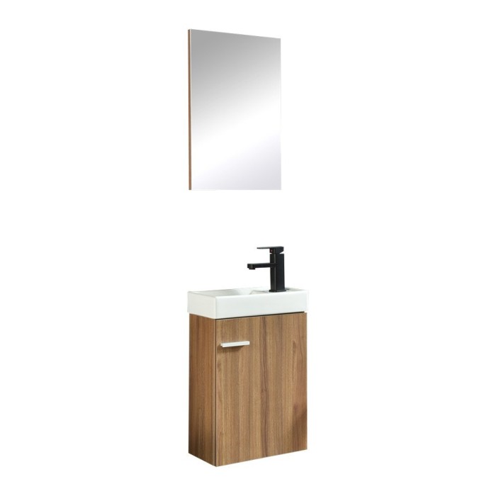 Mobilier complet de baie Melanie 40, stejar