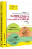 Admiterea in magistratura si in avocatura. Vol.1: Drept civil Ed.4 - Florin Motiu