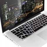 Husa pentru tastatura Apple MacBook Air 13&#039;&#039;/MacBook Pro Retina 13&#039;&#039;-15&#039;&#039; (to mid 2016), Kwmobile, Negru, Silicon, 36293.01