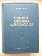 V. ARTENI - CHIRURGIE OTO-RINO-LARINGOLOGICA - 1957 foto