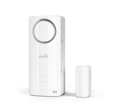 Alarma cu senzor usa-fereastra, Onvis CS2, termometru si higrometru integrat, compatibil Apple Homekit foto