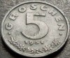 Moneda istorica 5 GROSCHEN - AUSTRIA, anul 1951 * cod 574, Europa, Zinc