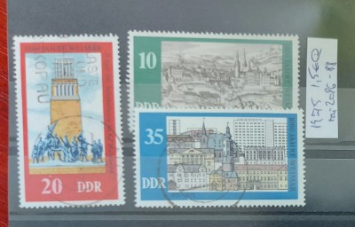 TS21 - Timbre serie DDR - 1975 Mi2086-88 foto