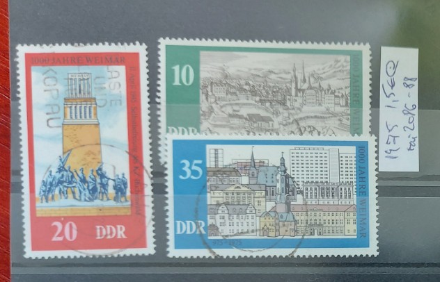 TS21 - Timbre serie DDR - 1975 Mi2086-88