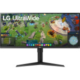 Monitor Gaming LED IPS LG UltraWide 34&amp;#039;&amp;#039;, Full HD, 75Hz, 1ms, VESA Display HDR 400, Display Port, HDMI, USB-C, negru