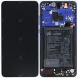 Huawei Mate 20 (HMA-L09, HMA-L29) Capac frontal al modulului de afișare + LCD + digitizer + baterie crepuscul 02352FRA