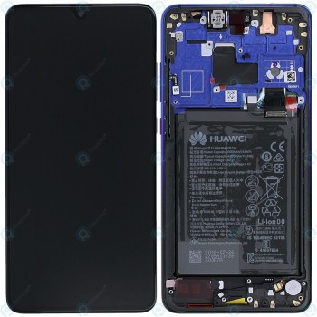 Huawei Mate 20 (HMA-L09, HMA-L29) Capac frontal al modulului de afișare + LCD + digitizer + baterie crepuscul 02352FRA