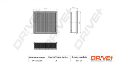 Dr!ve+ DP1110.10.0216 Filtru aer foto