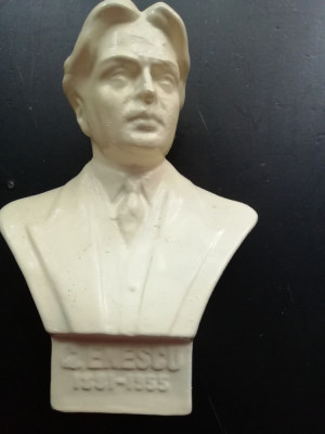 Statuieta bust : George Enescu foto