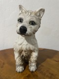 Cumpara ieftin Figurina din ceramica italiana - catel, inaltime 27 cm