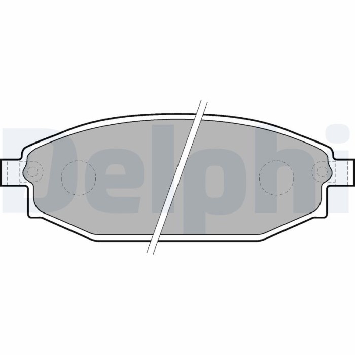 DELPHI LP1665 set placute frana,frana disc