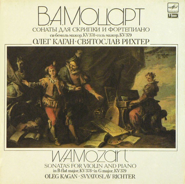 Disc vinil, LP. SONATAS FOR VIOLIN AND PIANO KV 378, KV 379-W.A. MOZART-271622
