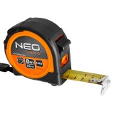 Banda metrica din otel 8 m x 25 mm cu magnet si carcasa ergonomica NEO