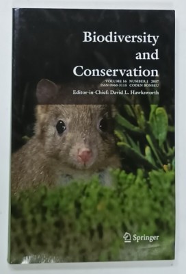BIODIVERSITY AND CONSERVATION , VOLUME 16 , NUMBER 1 , 2007 foto