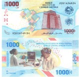 Statele Central Africane 1 000 Franci 2020-22 Hibrid Polimer P-New UNC