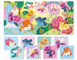 Baby Puzzle - Unicorni, Ludattica, 2-5 ani, 32 piese