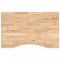Blat de birou netratat din lemn masiv de stejar dreptunghiular