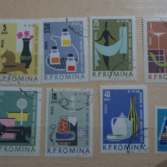 Romania 1962 Lp 549 al IV - lea Pavilion de Mostre- Buvuresti serie stampilata