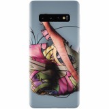 Husa silicon pentru Samsung Galaxy S10 Plus, Beautiful Hand Art