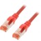 Patch cord S/FTP Cat6 LSZH Roșu 3m