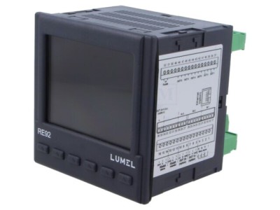 Regulator dublu canal 0/4-20mA pe panou LUMEL RE92 foto