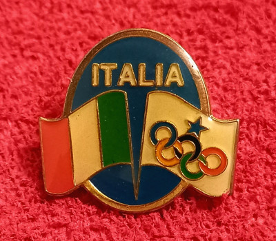 Insigna olimpica - Comitetul Olimpic din ITALIA foto