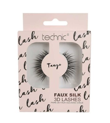 Gene false, Technic, Faux Silk 3D Lashes, Tango, Adeziv inclus foto