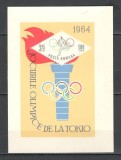 Romania.1964 Olimpiada de vara TOKYO-Bl. YR.317