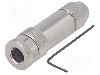 Conector M8, 4 pini, clasa etanseitate IP67, TE Connectivity - T4010019041-000 foto